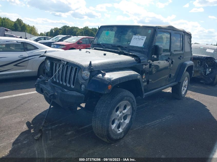 2018 Jeep Wrangler Jk Unlimited Sahara 4X4 VIN: 1C4HJWEG1JL921281 Lot: 37379256