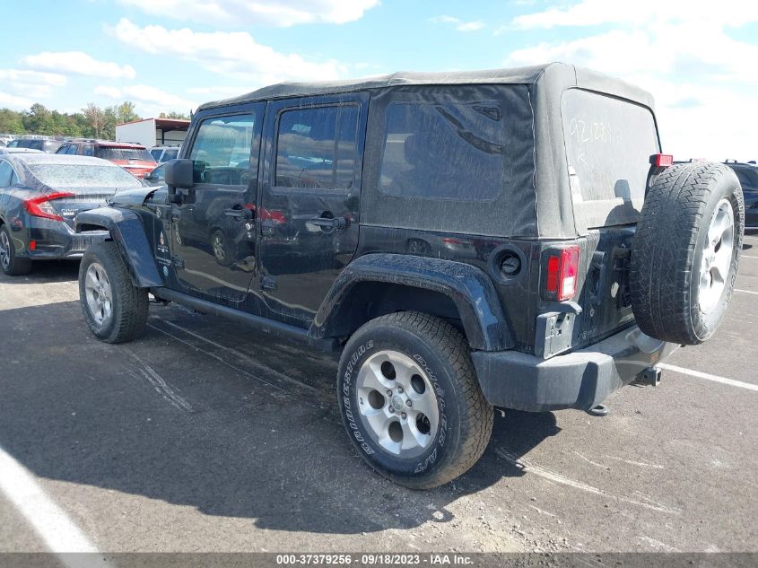 2018 Jeep Wrangler Jk Unlimited Sahara 4X4 VIN: 1C4HJWEG1JL921281 Lot: 37379256