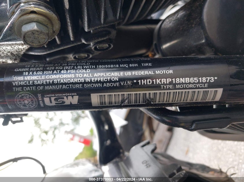 2022 HARLEY-DAVIDSON FLHXS - 1HD1KRP18NB651873