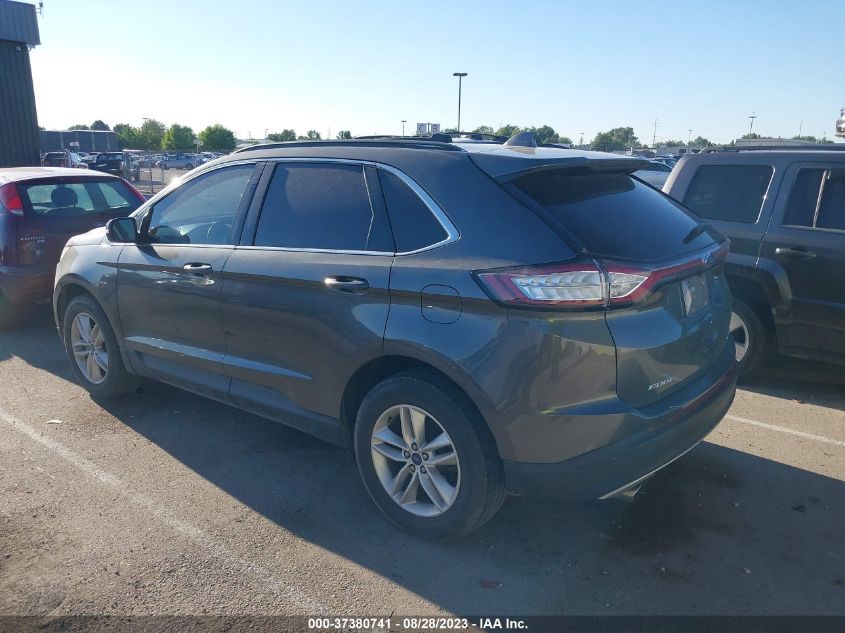 2017 Ford Edge Sel VIN: 2FMPK3J97HBB42908 Lot: 37380741