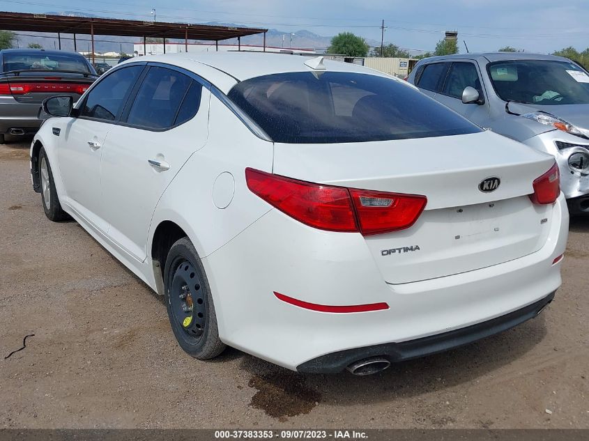 2015 Kia Optima Lx VIN: KNAGM4A76F5663846 Lot: 37383353