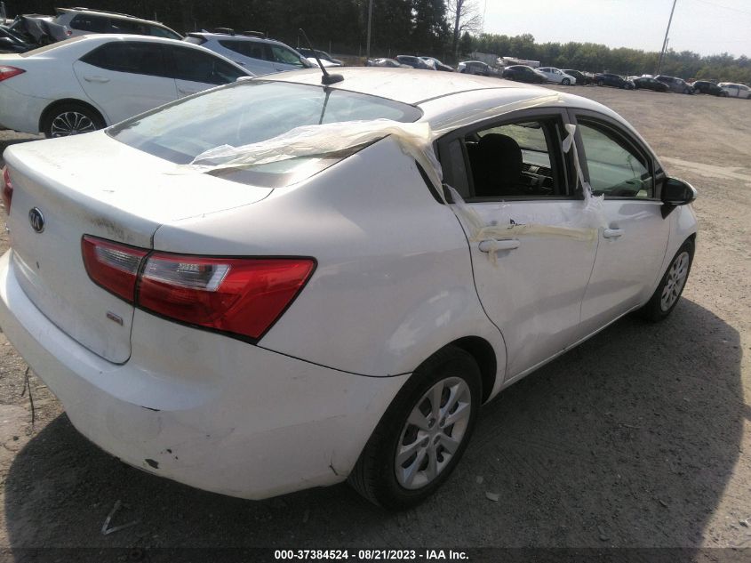 2013 Kia Rio Lx VIN: KNADM4A32D6204255 Lot: 37384524