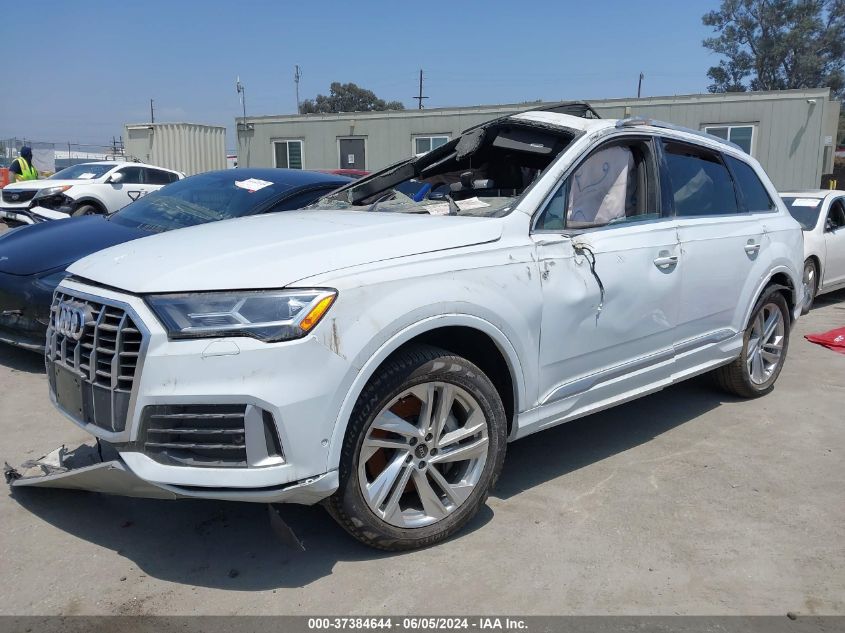 2021 Audi Q7 Premium 45 Tfsi Quattro Tiptronic VIN: WA1AJAF77MD033484 Lot: 37384644