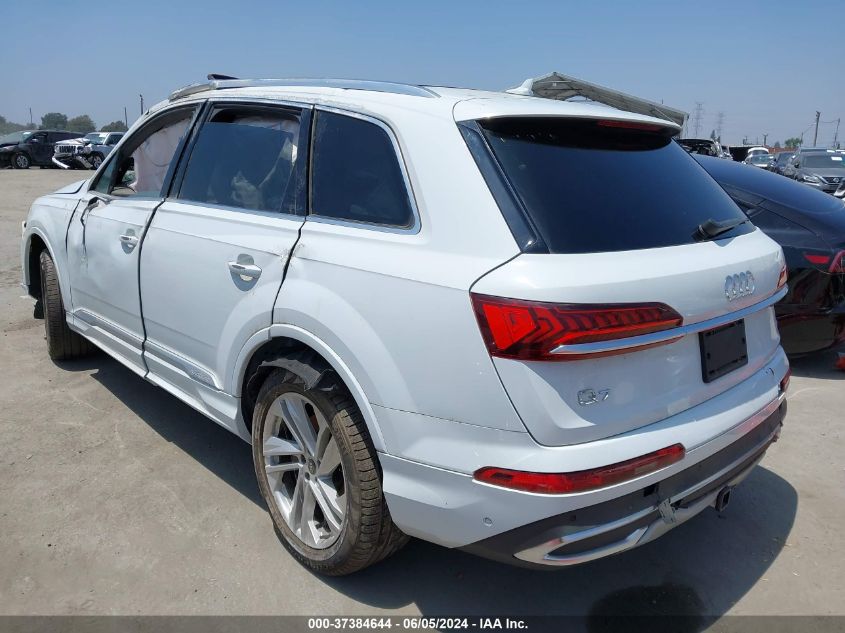 2021 Audi Q7 Premium 45 Tfsi Quattro Tiptronic VIN: WA1AJAF77MD033484 Lot: 37384644