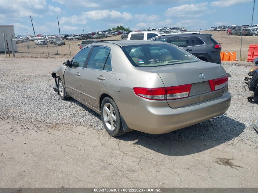 2003 Honda Accord 2.4 Ex VIN: 1HGCM566X3A085424 Lot: 37386367