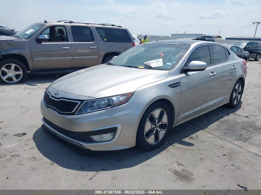 2013 Kia Optima Hybrid Ex VIN: KNAGM4ADXD5041401 Lot: 37387336