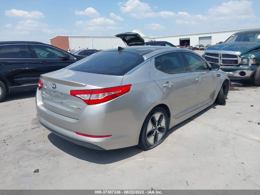 KNAGM4ADXD5041401 2013 Kia Optima Hybrid Ex