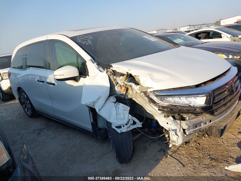 2022 Honda Odyssey Ex-L VIN: 5FNRL6H71NB022178 Lot: 37388463