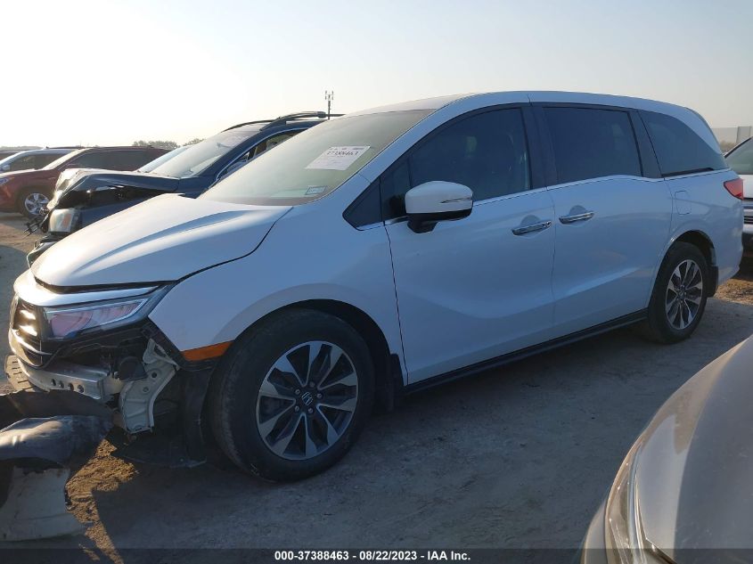 2022 Honda Odyssey Ex-L VIN: 5FNRL6H71NB022178 Lot: 37388463