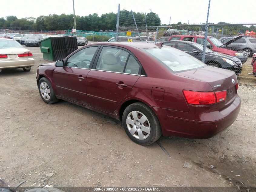 2009 Hyundai Sonata Gls VIN: 5NPET46C09H460524 Lot: 37389061