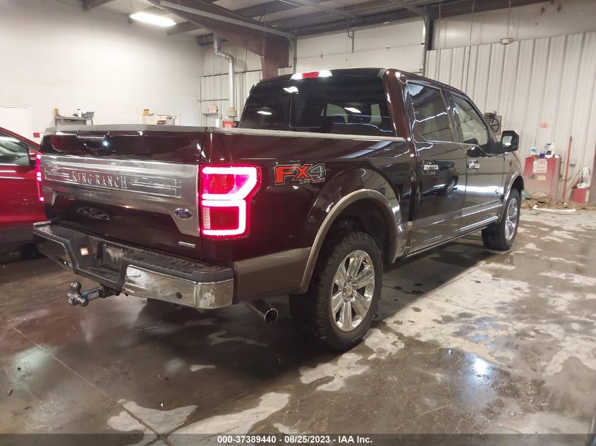 1FTEW1EGXJFE22923 2018 Ford F-150 King Ranch