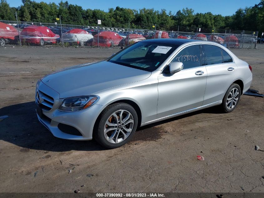 2017 Mercedes-Benz C 300 Sport 4Matic/Luxury 4Matic/4Matic VIN: 55SWF4KB1HU212089 Lot: 37390992