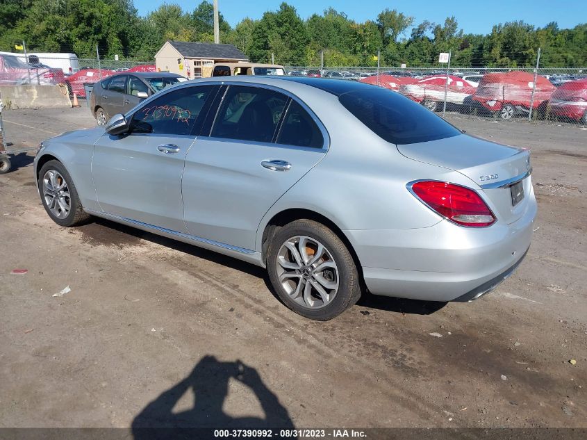 2017 Mercedes-Benz C 300 Sport 4Matic/Luxury 4Matic/4Matic VIN: 55SWF4KB1HU212089 Lot: 37390992