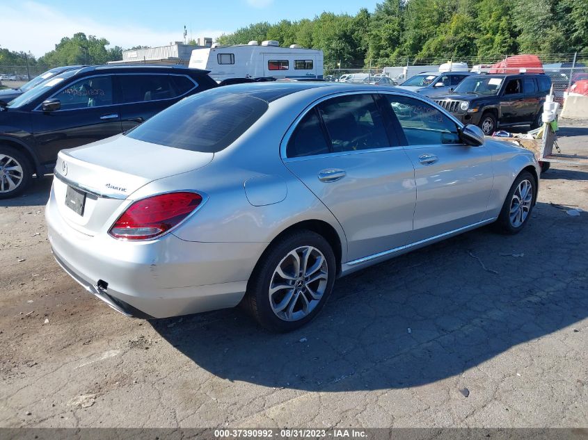 2017 Mercedes-Benz C 300 Sport 4Matic/Luxury 4Matic/4Matic VIN: 55SWF4KB1HU212089 Lot: 37390992