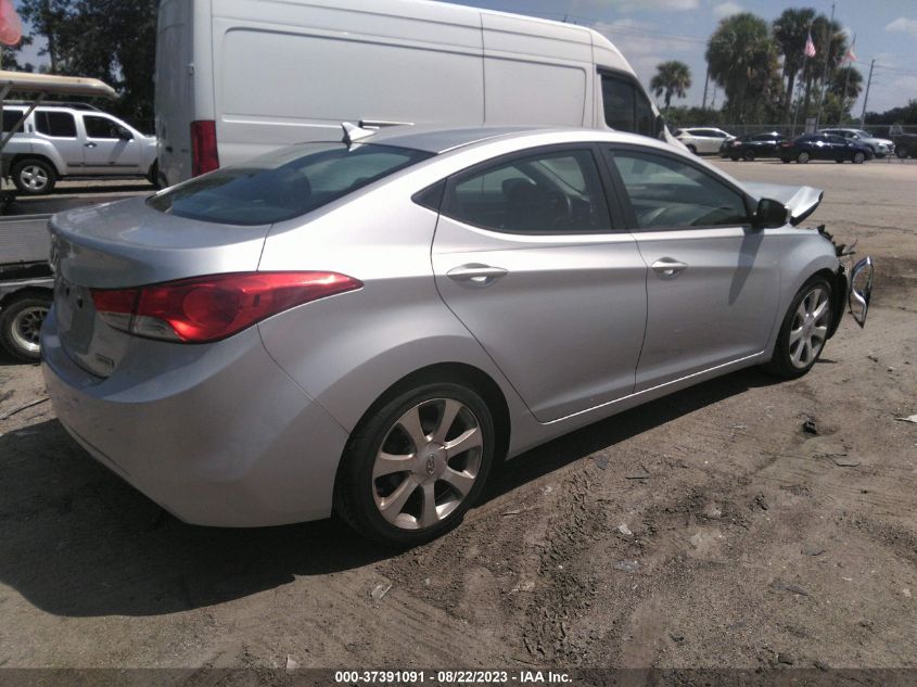 2013 Hyundai Elantra Limited VIN: 5NPDH4AE7DH168660 Lot: 37391091