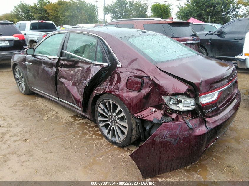 1LN6L9RP7H5624085 2017 Lincoln Continental Reserve