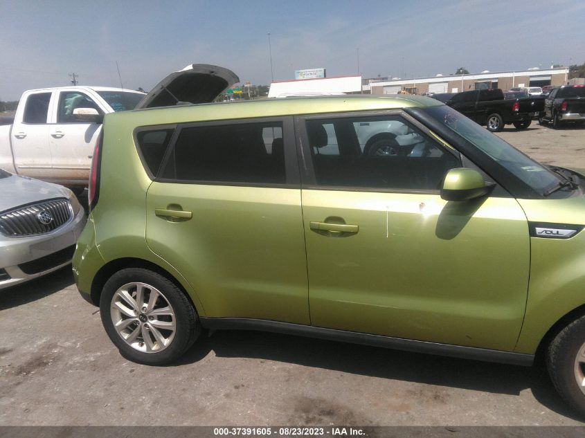 2017 Kia Soul + VIN: KNDJP3A50H7876940 Lot: 37391605