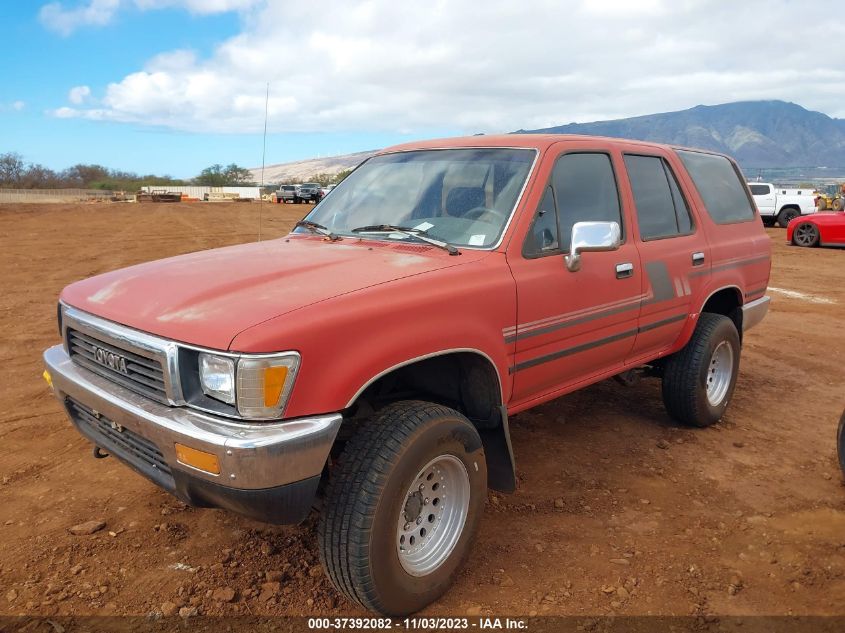 1991 Toyota 4Runner Rn27 VIN: JT3RN27V0M0001195 Lot: 37392082