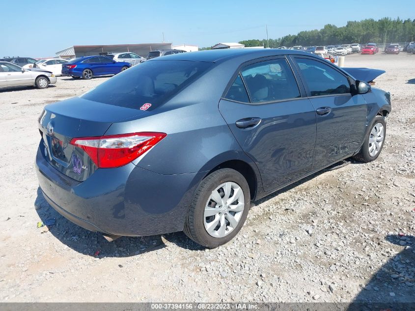 2014 Toyota Corolla Le VIN: 5YFBURHE8EP129263 Lot: 37394156