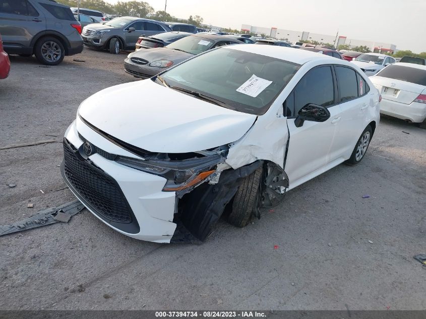 2021 Toyota Corolla Le VIN: 5YFEPMAE4MP190299 Lot: 37394734