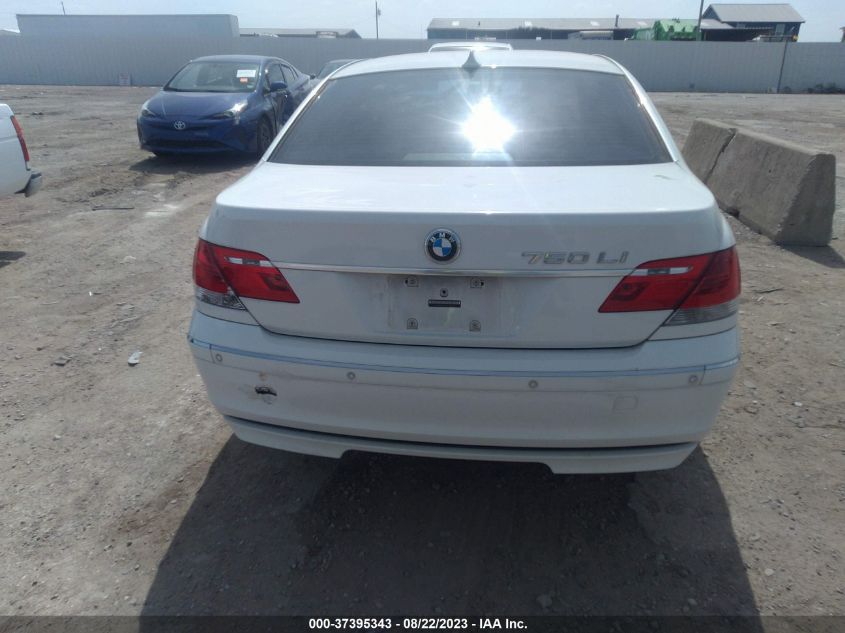 2008 BMW 750Li VIN: WBAHN83508DT79593 Lot: 37395343