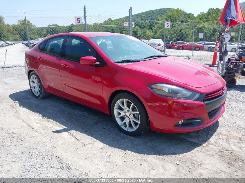 2013 Dodge Dart Sxt/Rallye VIN: 1C3CDFBH9DD698960 Lot: 37395903