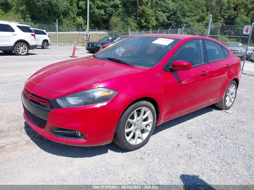 2013 Dodge Dart Sxt/Rallye VIN: 1C3CDFBH9DD698960 Lot: 37395903