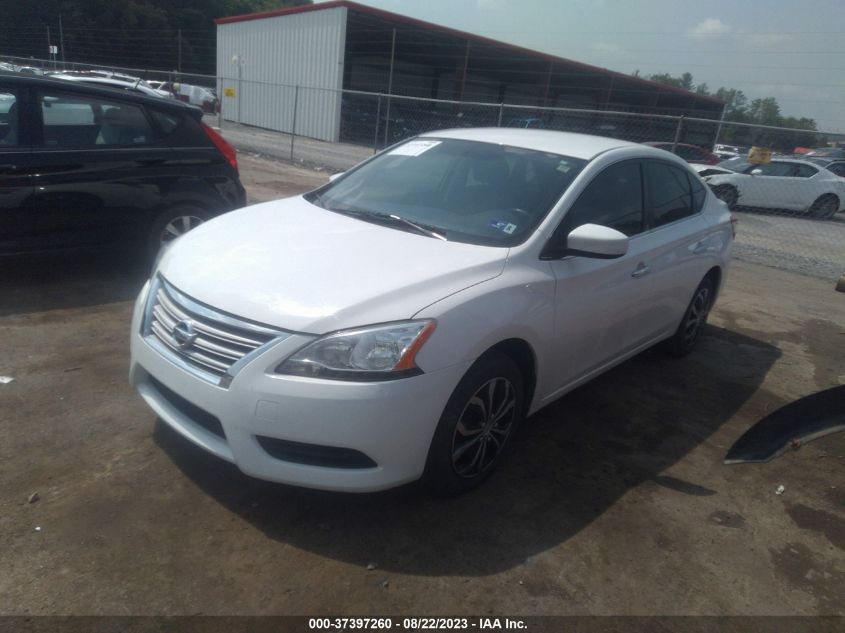 2015 Nissan Sentra Fe+ S/Sv/S/Sr/Sl VIN: 3N1AB7AP2FY250621 Lot: 37397260