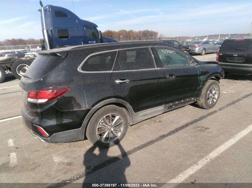 2017 Hyundai Santa Fe Se VIN: KM8SM4HF5HU183750 Lot: 37398197