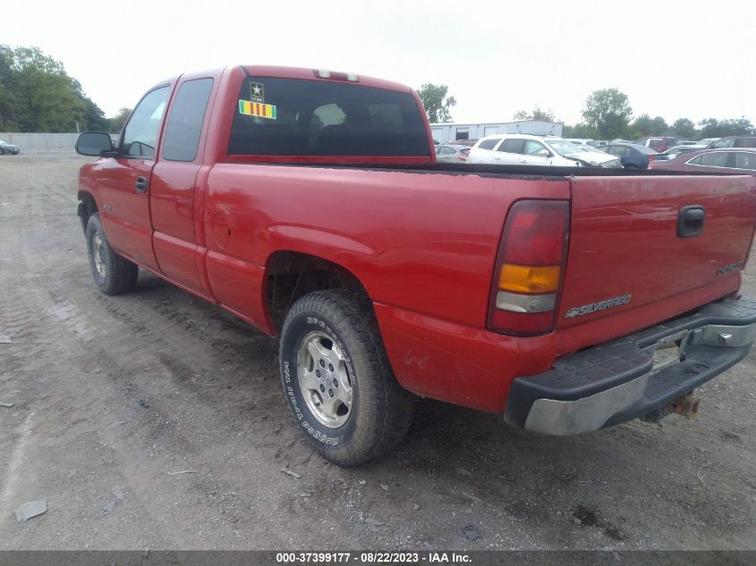 2001 Chevrolet Silverado 1500 Ls VIN: 2GCEK19T111354764 Lot: 37399177