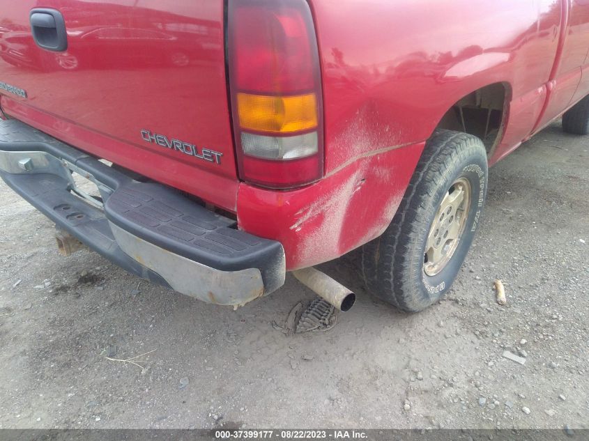 2001 Chevrolet Silverado 1500 Ls VIN: 2GCEK19T111354764 Lot: 37399177