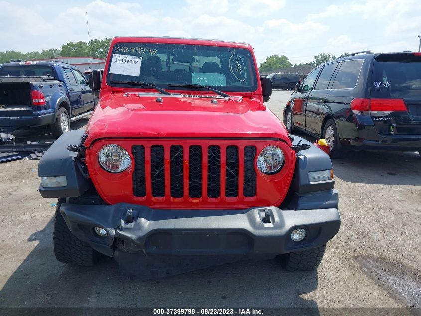 2020 Jeep Gladiator Sport S 4X4 VIN: 1C6HJTAG8LL158495 Lot: 37399798