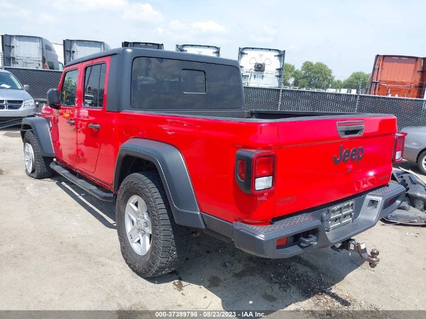 2020 Jeep Gladiator Sport S 4X4 VIN: 1C6HJTAG8LL158495 Lot: 37399798