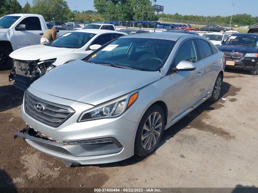 2015 Hyundai Sonata 2.4L Sport VIN: 5NPE34AF8FH051703 Lot: 37400494