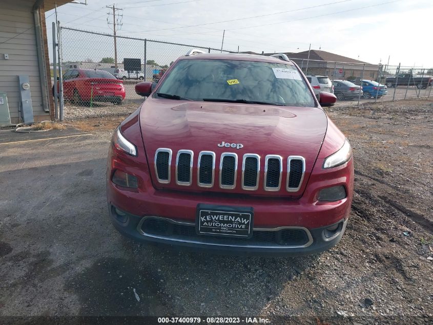 2014 Jeep Cherokee Limited VIN: 1C4PJMDS1EW165252 Lot: 37400979