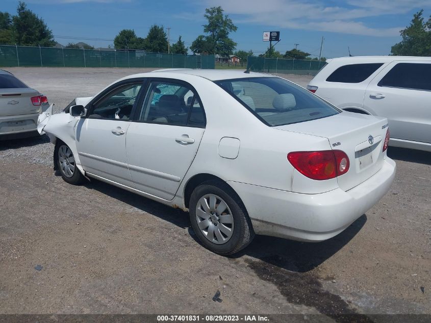 2003 Toyota Corolla Ce/S/Le VIN: 2T1BR38EX3C130264 Lot: 37401831