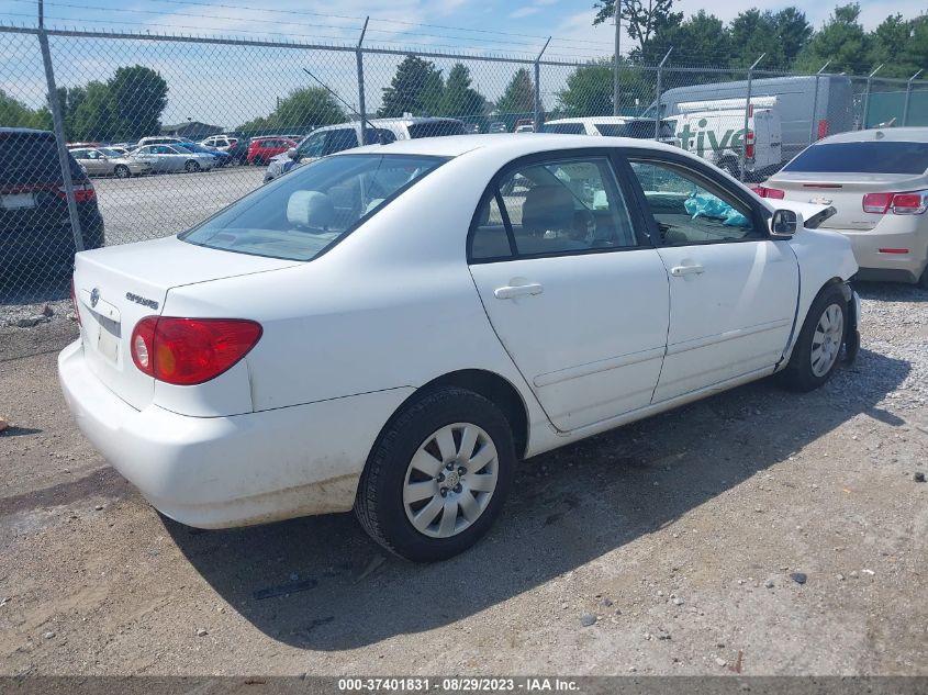 2003 Toyota Corolla Ce/S/Le VIN: 2T1BR38EX3C130264 Lot: 37401831