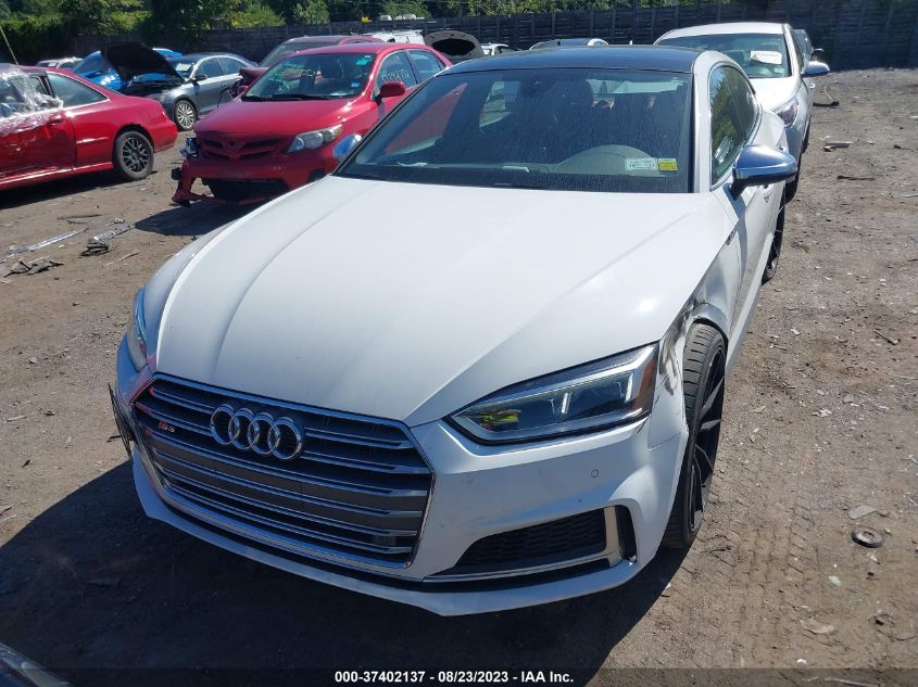 2018 Audi S5 Sportback Premium Plus VIN: WAUB4CF55JA041363 Lot: 37402137