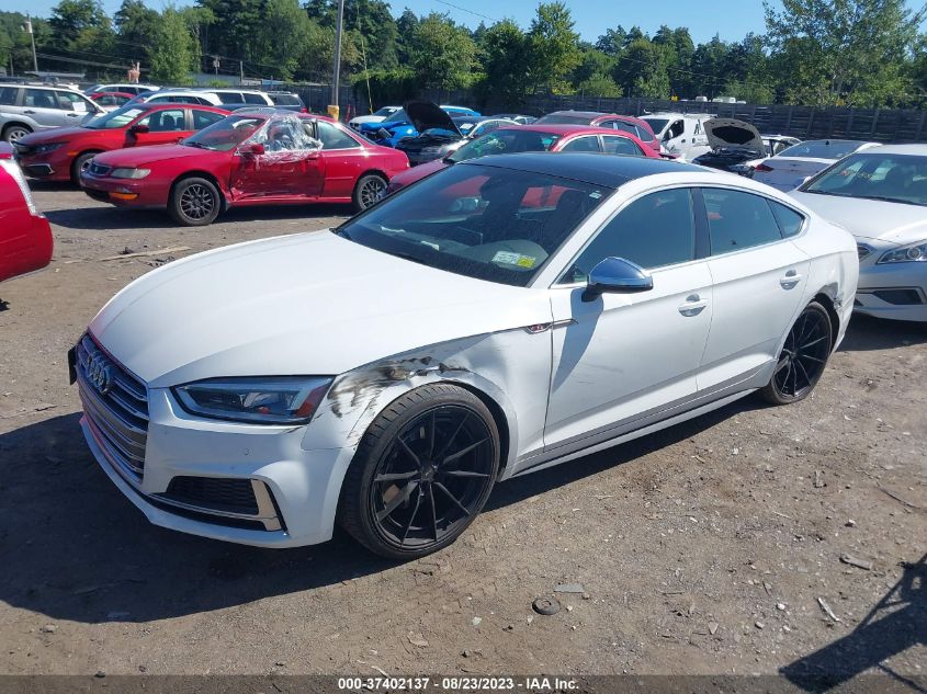 2018 Audi S5 Sportback Premium Plus VIN: WAUB4CF55JA041363 Lot: 37402137