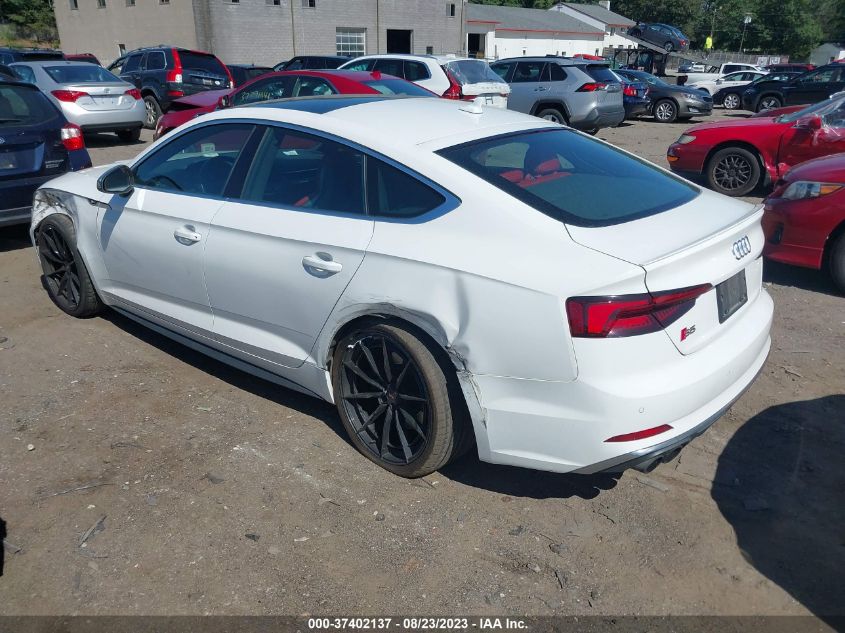 2018 Audi S5 Sportback Premium Plus VIN: WAUB4CF55JA041363 Lot: 37402137