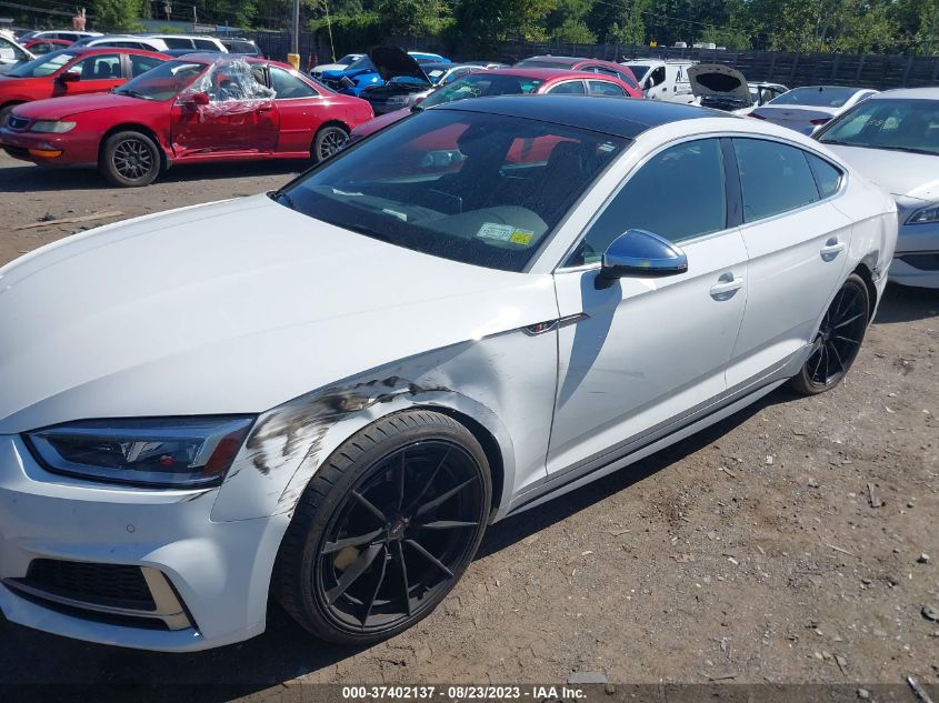 2018 Audi S5 Sportback Premium Plus VIN: WAUB4CF55JA041363 Lot: 37402137