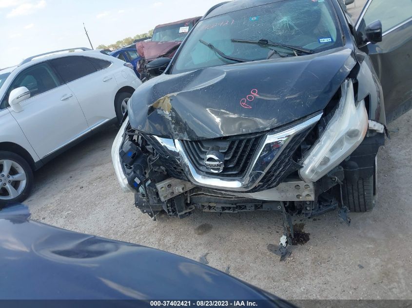 5N1AZ2MG6HN135734 2017 Nissan Murano Sv