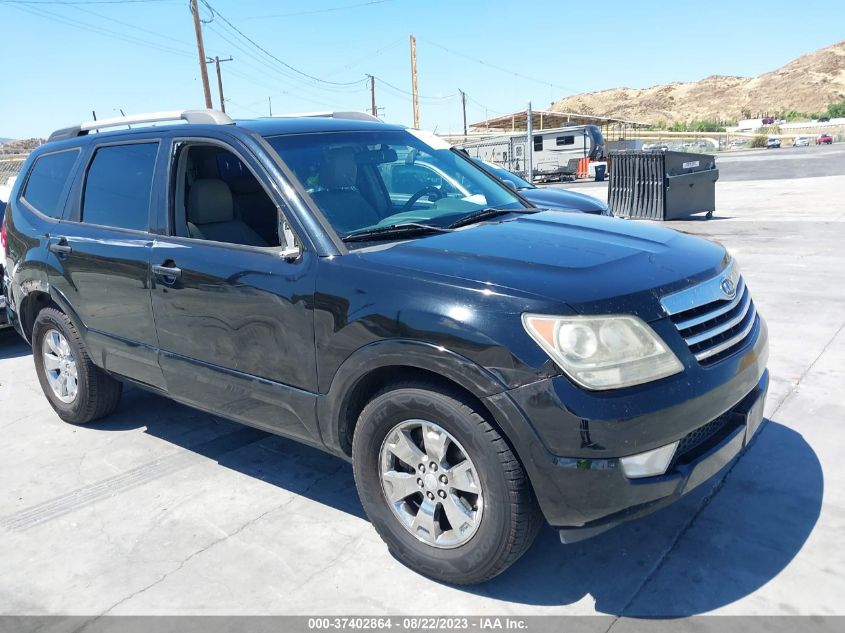 2009 Kia Borrego Ex VIN: KNDJJ741995031261 Lot: 37402864