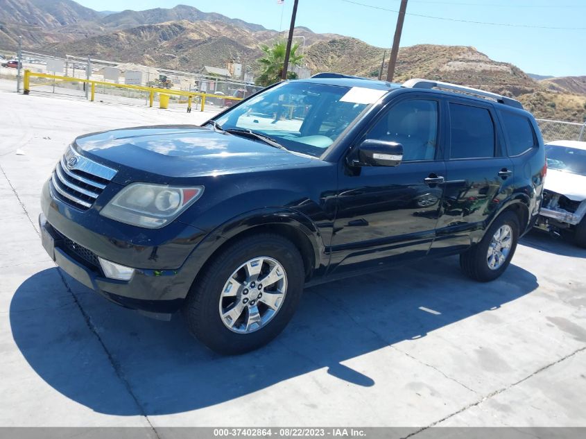 2009 Kia Borrego Ex VIN: KNDJJ741995031261 Lot: 37402864