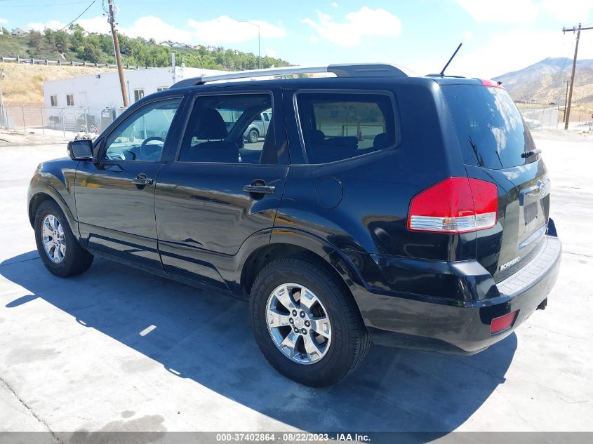 2009 Kia Borrego Ex VIN: KNDJJ741995031261 Lot: 37402864