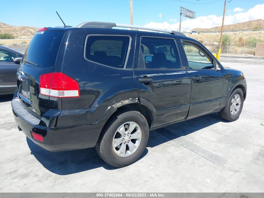 2009 Kia Borrego Ex VIN: KNDJJ741995031261 Lot: 37402864