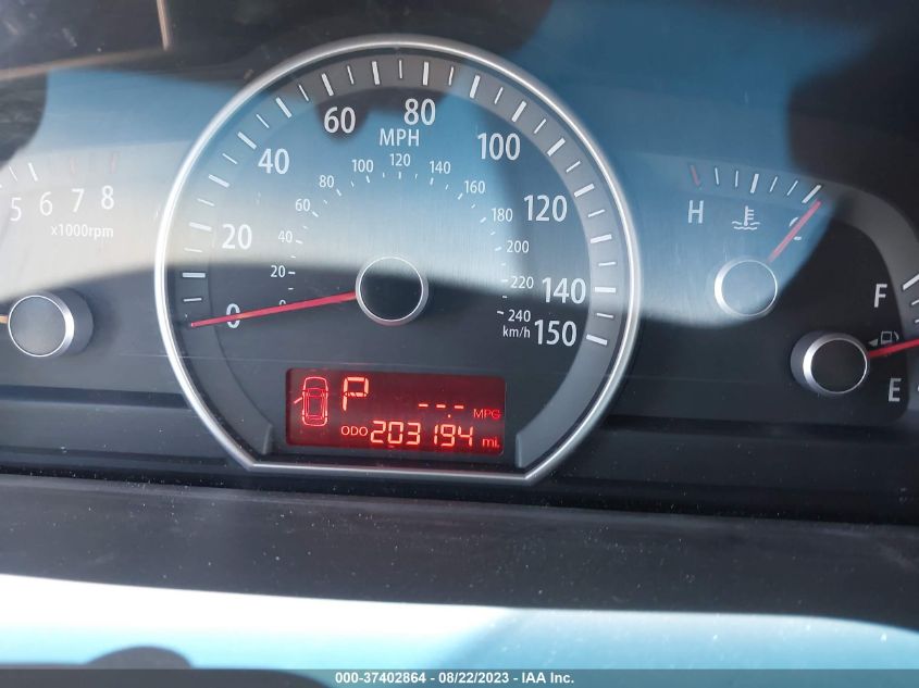 2009 Kia Borrego Ex VIN: KNDJJ741995031261 Lot: 37402864