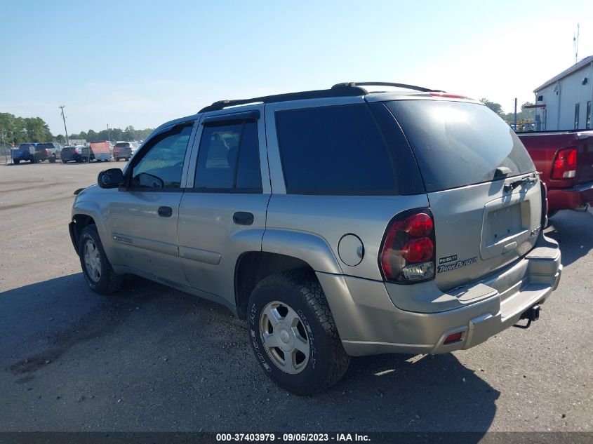 2002 Chevrolet Trailblazer Ls VIN: 1GNDT13S322293242 Lot: 37403979