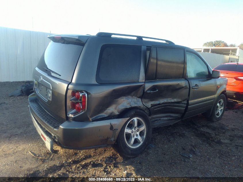 5FNYF28547B001578 2007 Honda Pilot Ex-L