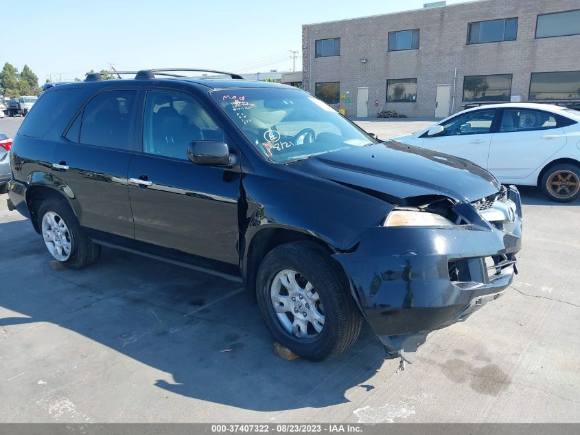 2004 Acura Mdx Touring Pkg Res W/Nav VIN: 2HNYD18904H542906 Lot: 37407322